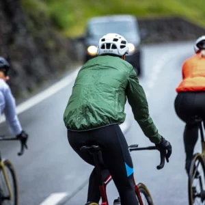 Rogelli ESSENTIAL - męska kurtka przeciwdeszczowa zielona - obrazek 11