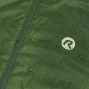Rogelli ESSENTIAL - męska kurtka przeciwdeszczowa zielona - obrazek 5