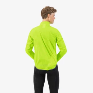 Rogelli ESSENTIAL - męska kurtka przeciwdeszczowa żółta - obrazek 4