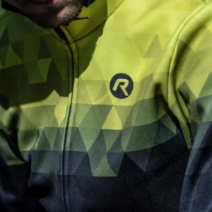 Rogelli SPHERE - męska zimowa kurtka rowerowa żółta - obrazek 12