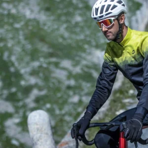 Rogelli SPHERE - męska zimowa kurtka rowerowa żółta - obrazek 14