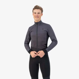 Rogelli TARAX - męska zimowa kurtka rowerowa grafitowa - obrazek 4