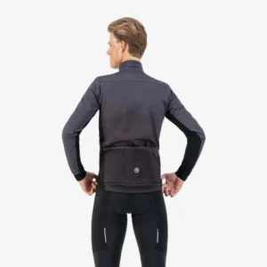 Rogelli TARAX - męska zimowa kurtka rowerowa grafitowa - obrazek 5