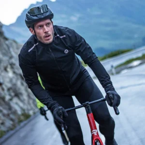 Rogelli DISTANCE - męska kurtka przeciwdeszczowa czarna - obrazek 12