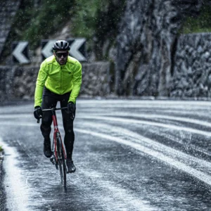 Rogelli DISTANCE - męska kurtka przeciwdeszczowa żółta - obrazek 9