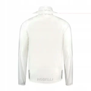 Rogelli EMERGENCY - męska wodoodporna kurtka rowerowa biała - obrazek 2