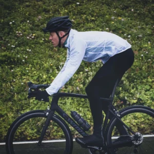 Rogelli EMERGENCY - męska wodoodporna kurtka rowerowa biała - obrazek 11