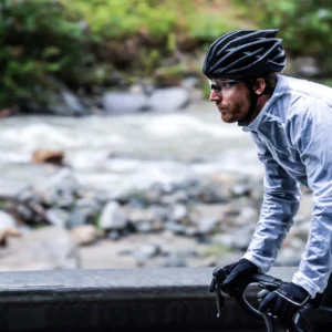 Rogelli EMERGENCY - męska wodoodporna kurtka rowerowa biała - obrazek 14