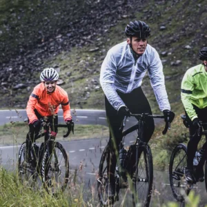 Rogelli EMERGENCY - męska wodoodporna kurtka rowerowa biała - obrazek 6