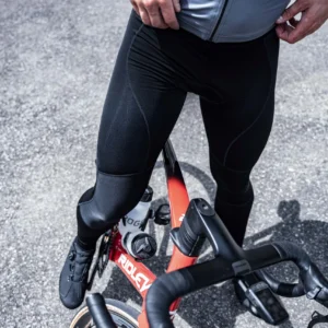 Rogelli ESSENTIAL - męskie legginsy rowerowe czarne - obrazek 12