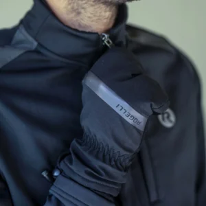 Rogelli NOVA LOBSTER - męskie zimowe rękawice rowerowe czarne - obrazek 3