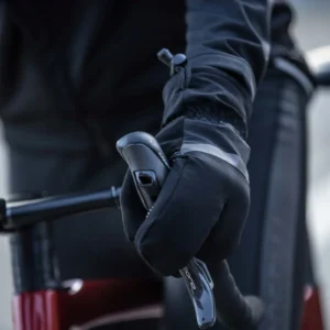 Rogelli NOVA LOBSTER - męskie zimowe rękawice rowerowe czarne - obrazek 6