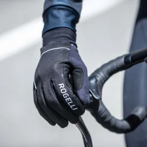 Rogelli TOCCO - męskie zimowe rękawice rowerowe czarne - obrazek 3