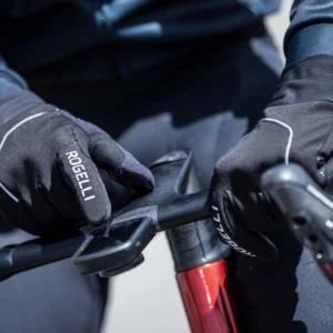 Rogelli TOCCO - męskie zimowe rękawice rowerowe czarne - obrazek 4