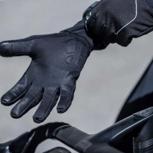 Rogelli TOCCO - męskie zimowe rękawice rowerowe czarne - obrazek 5