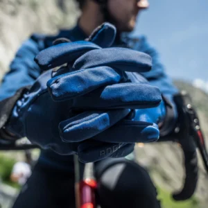 Rogelli CORE - męskie ocieplane zimowe rękawiczki rowerowe granatowe - obrazek 3