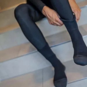 Rogelli MERINO - zimowe skarpety rowerowe czarne - obrazek 3