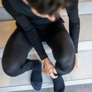 Rogelli MERINO - zimowe skarpety rowerowe czarne - obrazek 4