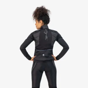 Rogelli WADDED - damska zimowa kurtka rowerowa czarna - obrazek 5