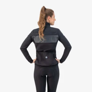 Rogelli ATTQ - damska zimowa kurtka rowerowa czarna - obrazek 5