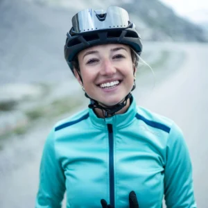 Rogelli PESARA - damska zimowa kurtka rowerowa niebieska - obrazek 11