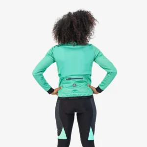 Rogelli PESARA - damska zimowa kurtka rowerowa niebieska - obrazek 5