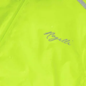 Rogelli ESSENTIAL - damska kurtka rowerowa przeciwdeszczowa żółta - obrazek 5