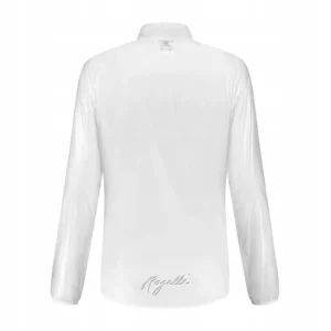 Rogelli EMERGENCY - damska kurtka rowerowa przeciwdeszczowa biała - obrazek 2