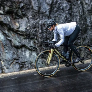 Rogelli EMERGENCY - damska kurtka rowerowa przeciwdeszczowa biała - obrazek 12