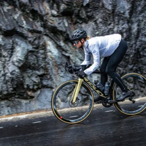 Rogelli EMERGENCY - damska kurtka rowerowa przeciwdeszczowa biała - obrazek 13