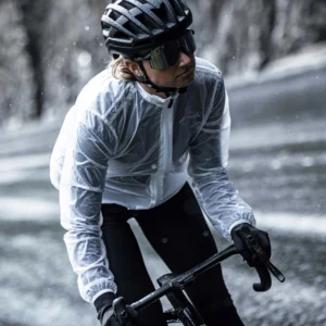 Rogelli EMERGENCY - damska kurtka rowerowa przeciwdeszczowa biała - obrazek 9