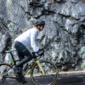 Rogelli EMERGENCY - damska kurtka rowerowa przeciwdeszczowa biała - obrazek 10