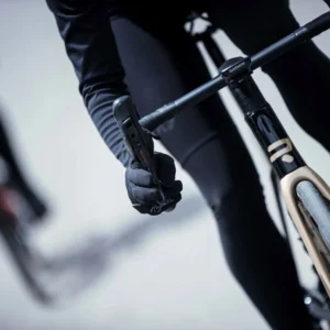 Rogelli ESSENTIAL - damskie zimowe rękawice rowerowe czarne - obrazek 5