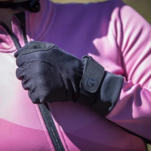 Rogelli CORE - damskie zimowe rękawice rowerowe czarne - obrazek 6