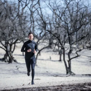 Rogelli ESSENTIAL - męskie legginsy do biegania czarne - obrazek 5