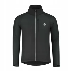 Rogelli CORE - męska wiatroodporna kurtka do biegania czarna - obrazek 1