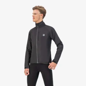 Rogelli CORE - męska wiatroodporna kurtka do biegania czarna - obrazek 4