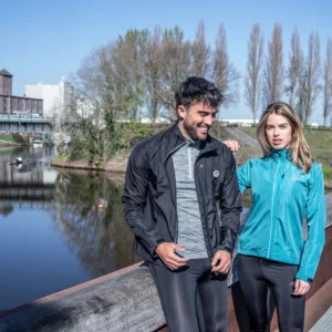 Rogelli CORE - męska wiatroodporna kurtka do biegania czarna - obrazek 9