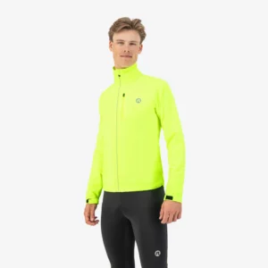 Rogelli CORE - męska wiatroodporna kurtka do biegania żółta - obrazek 4