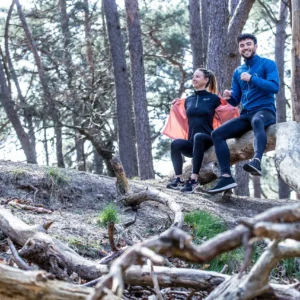 Rogelli CORE - męska wiatroodporna kurtka do biegania niebieska - obrazek 10