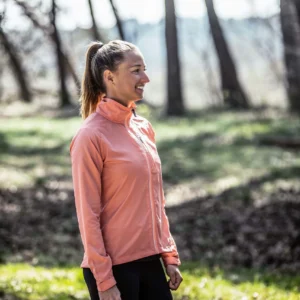 Rogelli CORE - damska kurtka do biegania różowa - obrazek 13