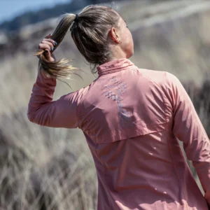 Rogelli CORE - damska kurtka do biegania różowa - obrazek 15