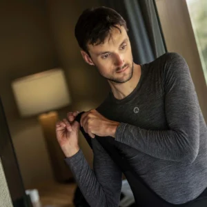 Rogelli MERINO - koszulka sportowa grafitowa - obrazek 8