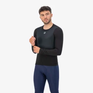 Rogelli NO WIND II - koszulka termoaktywna czarna - obrazek 3