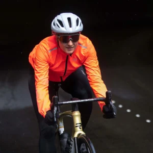 Rogelli CORE - damska kurtka rowerowa przeciwdeszczowa różowa - obrazek 6