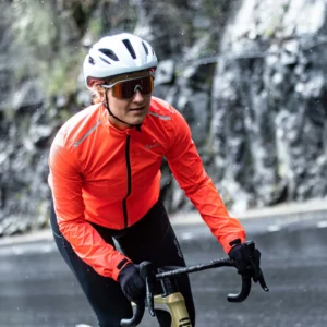 Rogelli CORE - damska kurtka rowerowa przeciwdeszczowa różowa - obrazek 8