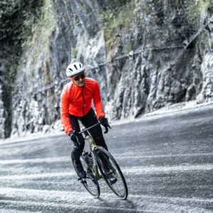 Rogelli CORE - damska kurtka rowerowa przeciwdeszczowa różowa - obrazek 9