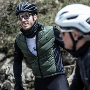 Rogelli WADDED II - męska zimowa kurtka rowerowa khaki - obrazek 11