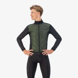 Rogelli WADDED II - męska zimowa kurtka rowerowa khaki - obrazek 4