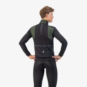 Rogelli WADDED II - męska zimowa kurtka rowerowa khaki - obrazek 5